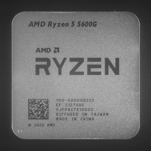 k8凯发官网，AMD锐龙5 5600G APU开盖高清照：对